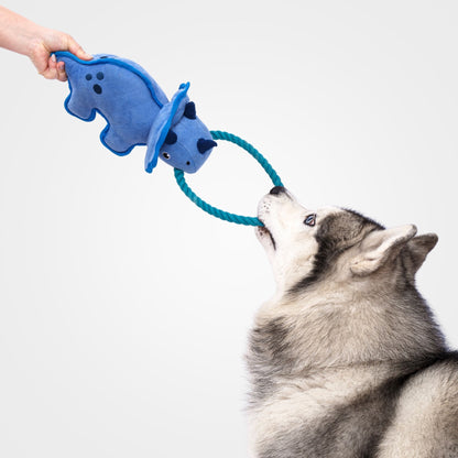 PELUCHE CON CUERDA DE DINOSAURIO